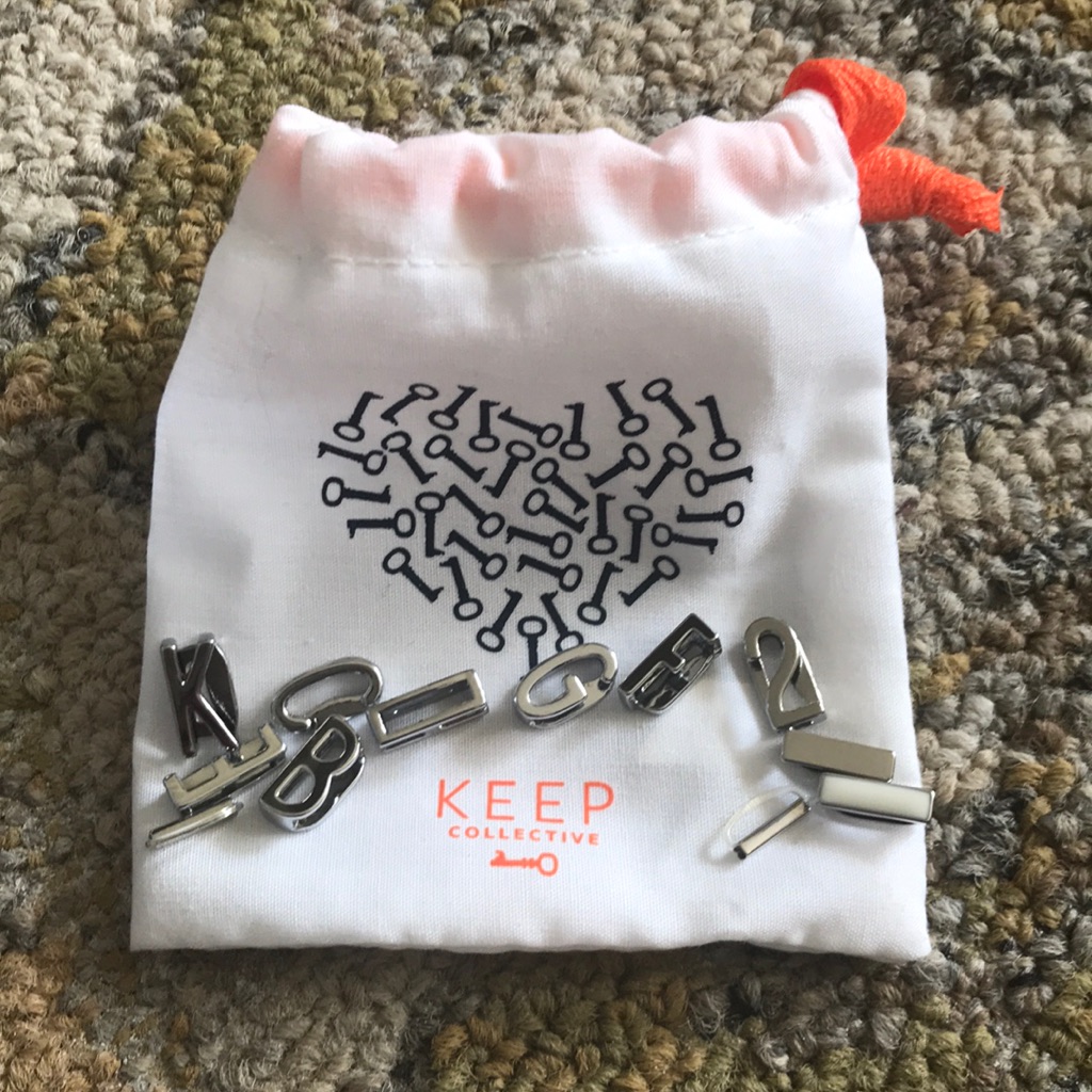Assorted New Silver Charms From Keep With Bag.